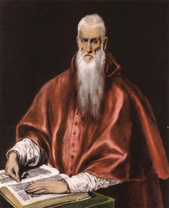 El Greco St Jerome as Cardinal